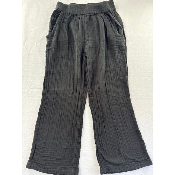 Women’s Rip Curl Ribbed Flare Pants – Black – Size S - Picture 1 of 4